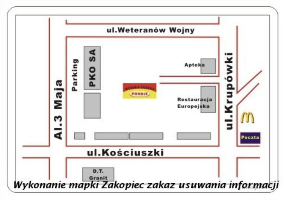 Wesola Chatka Zakopane - Krupowki 37A -Centrum 외부 사진